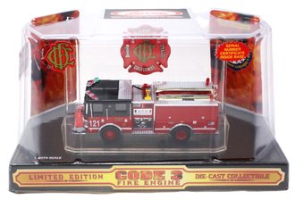 1:64 Luverne Fire Pumper "Chicago Fire Dept. Engine 121"