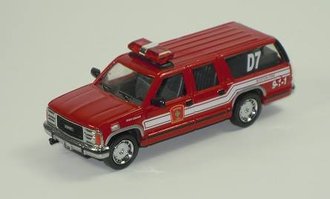 1:64 GMC Suburban "Boston Fire Dept. Battalion D7" 1:64 GMC Suburban "Boston Fire Dept. Battalion D7"