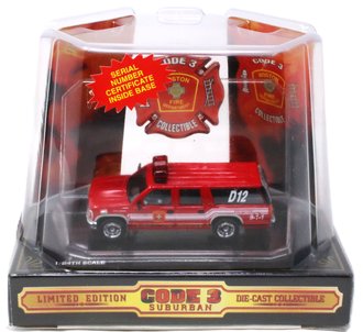 1:64 GMC Suburban "Boston Fire Dept. Battalion D12"