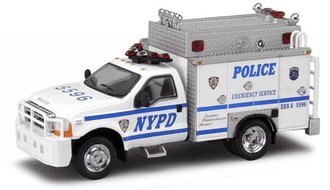 1:64 Ford Radio Emergency Patrol "NYPD Unit 5596" on Display Stand *** VHTF *** 1:64 Ford Radio Emergency Patrol "NYPD Unit 5596" on Display Stand *** VHTF ***