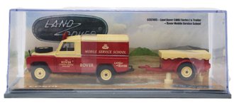 1:43 Land Rover Series 1 w/Trailer "Rover Mobile Service School"