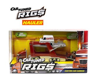 1:64 Container Rigs Hauler Series 2 - Open Cars Transporter w/2 Vehicles "Racing Set" 1:64 Container Rigs Hauler Series 2 - Open Cars Transporter w/2 Vehicles "Racing Set"
