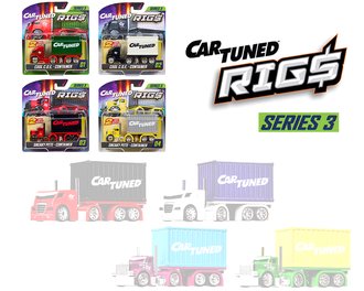 1:64 Container Rigs Series 3 (Set of 4) 1:64 Container Rigs Series 3 (Set of 4)