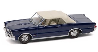 1:43 1965 Pontiac Tempest Le Mans GTO Closed Convertible (Blue)