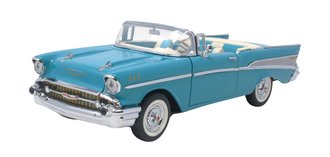 1:24 1957 Chevrolet Bel Air Convertible (Tropical Turquoise) - Limited Edition