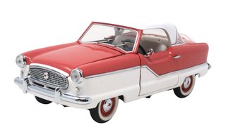 1:24 1956 Nash Metro Hardtop (Coral Red/White) - Limited Edition