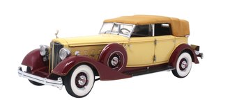 1:24 1934 Packard Convertible Sedan (Pale Golden Rod/Maroon) - Limited Edition