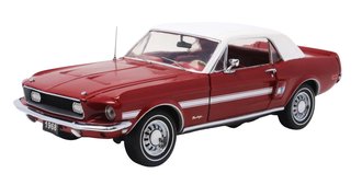 1:24 1968 Ford Mustang High Country Special (Candy Apple Red/White) - LE