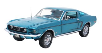 1:24 1968 Ford Mustang Fastback GT (Aqua) - Limited Edition