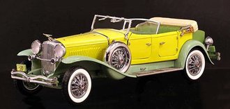 1:24 1930 Dusenberg J Convertible (Yellow/Green) 1:24 1930 Dusenberg J Convertible (Yellow/Green)