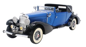 1:24 1933 Duesenberg J Victoria (Blue/Black) - Garbo Version