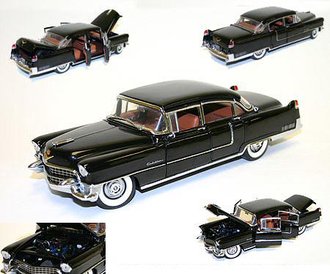 1:24 1955 Cadillac Fleetwood (Black) 1:24 1955 Cadillac Fleetwood (Black)