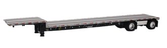 1:64 Transcraft Stepdeck Trailer (Silver/Black) *** Loose - No Original Box ***