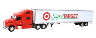 1:64 Peterbilt 387 w/Van Trailer "Super Target"