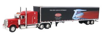 Peterbilt 379 w/53' Van Trailer "Class Pays - The New Look For Peterbilt" 