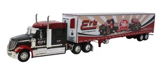 1:64 International LoneStar w/53' Reefer Trailer "Erb #5 50th Anniv." *** Broken Hood / Bad Paint **