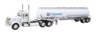 Peterbilt 389 Day Cab w/Petroleum Tanker Trailer "Chevron"