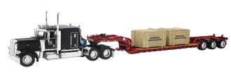 Peterbilt 389 w/Lowboy & Military Crate Load "Admiral Merchants"