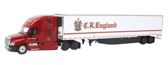 1:64 Freightliner Cascadia w/Reefer Trailer "CR England" 1:64 Freightliner Cascadia w/Reefer Trailer "CR England"