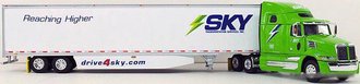 1:64 Western Star 5700XE w/53' Dry Van Trailer "Sky Transportation" 1:64 Western Star 5700XE w/53' Dry Van Trailer "Sky Transportation"