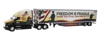 1:64 Kenworth T680 w/Dry Van Trailer "Dart Transit - Military" 1:64 Kenworth T680 w/Dry Van Trailer "Dart Transit - Military"