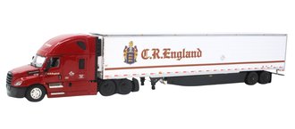 1:64 Freightliner Cascadia w/Reefer Trailer "CR England" 1:64 Freightliner Cascadia w/Reefer Trailer "CR England"