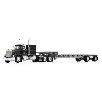 1:64 Kenworth W900A 60" Flat Top Sleeper w/Transcraft Stepdeck Trailer "IMT Transport"