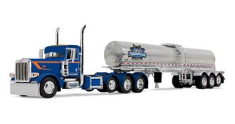 1:64 Peterbilt 389 Tri-Axle Day Cab w/Walker Food Grade Tank Trailer "Finnesgard Trucking"