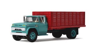 1:64 GMC 4000 Grain Truck (Turquoise/Red)