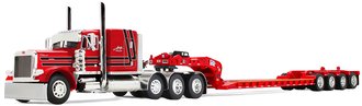 1:64 Peterbilt 379 Flat Top Sleeper w/Fontaine Magnitude Lowboy Trailer w/Fliptail "Anty Trucking" 1:64 Peterbilt 379 Flat Top Sleeper w/Fontaine Magnitude Lowboy Trailer w/Fliptail "Anty Trucking"