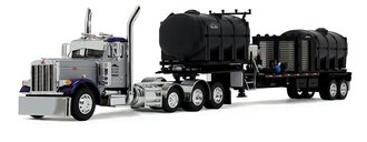 1:64 Peterbilt 379 Tri-Axle Day Cab w/Demco 42' Liquid Fertilizer Tender Trailer "The Purple Pete"