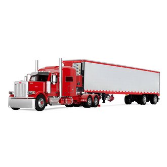 1:64 Peterbilt 589 Mid-Roof Sleeper & 53' Utility Reefer Trailer "Blackjack Express LLC" 1:64 Peterbilt 589 Mid-Roof Sleeper & 53' Utility Reefer Trailer "Blackjack Express LLC"