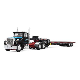 1:64 Ford LTL 9000 Day Cab w/Landoll 440B-50CA Traveling Axle Trailer "Cappello Heavy Transport"