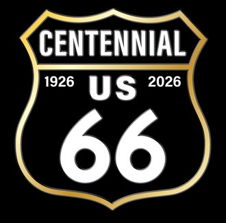 Metal Sign - Route 66 - Centennial 1926-2026 (Shield) *** Fully Embossed Steel ***