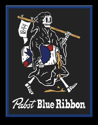 Metal Sign - Pabst Blue Ribbon Beer - Pabst Reaper
