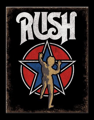 Metal Sign - RUSH (Star)