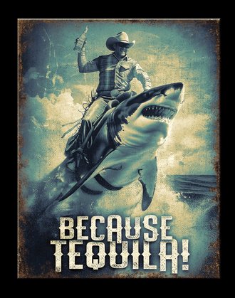 Metal Sign - Because Tequila!