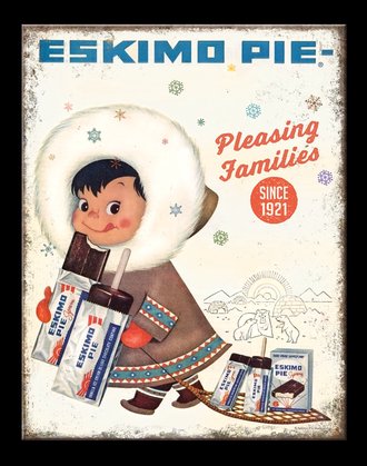 Metal Sign - Eskimo Pie - Pleasing Families Since 1921
