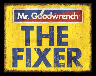 Metal Sign - Mr. Goodwrench - The Fixer Metal Sign - Mr. Goodwrench - The Fixer