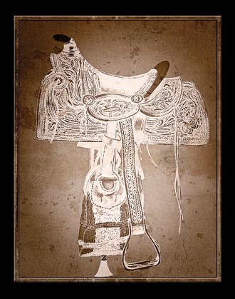 Metal Sign - bCreative - Saddle Metal Sign - bCreative - Saddle
