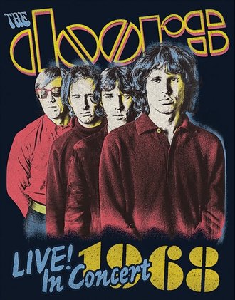 Metal Sign - The Doors - Live in Concert 1968 Metal Sign - The Doors - Live in Concert 1968