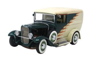 1:24 1931 Ford Model A Custom Hot Rod Panel Truck (Green/White) 1:24 1931 Ford Model A Custom Hot Rod Panel Truck (Green/White)