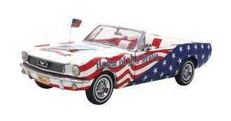 1:24 1966 Ford Mustang Convertible "The Spirit of America" (Red/White/Blue)