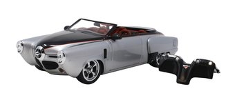 1:24 1950 Studebaker Custom Rod (Silver/Black) ***Very Minor Paint Rash***