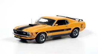 1:24 1970 Ford Mustang Mach 1 "Twister Special" (Grabber Orange)