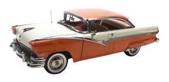 1:24 1956 Ford Fairlane Victoria (Mandarin Orange/Colonial White) - Limited Edition