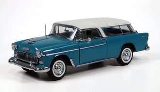 1:24 1955 Chevrolet Nomad Station Wagon (Green/White) *** No Original Packaging *** 1:24 1955 Chevrolet Nomad Station Wagon (Green/White) *** No Original Packaging ***