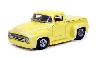 1:24 1956 Ford F-100 Street Machine Pickup (Lemon Meringue Pearl Yellow) 1:24 1956 Ford F-100 Street Machine Pickup (Lemon Meringue Pearl Yellow)