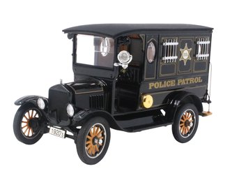 1:24 1925 Ford Model T Police Paddy Wagon (Black)