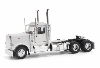 1:64 Peterbilt 589 Tandem-Axle Day Cab (White) 1:64 Peterbilt 589 Tandem-Axle Day Cab (White)